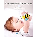 Infinno Baby Wrist Rattle Socks and Foot Finder Set, Perfect Baby Toys for 0-12 Months Newborn Boys and Girls As Shower Gifts, Garden Bug Series - Image 2