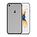 LUVVITT Clear View Case with Hybrid Scratch Resistant Back Cover and Shock Absorbing Bumper for Apple iPhone 7 (2016) iPhone 8 (2017) and iPhone SE (2020) - Black