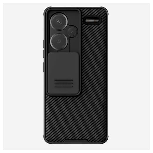 Capa para Redmi Note 13 Pro Plus 5G capinha com capa protetora para câmera - Preto