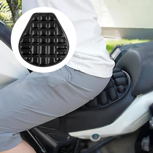 Funda para asiento de motocicleta antideslizante y cómoda con protector universal 5