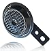 Hupe 12V Mini Horn schwarz klein und bis zu 105dB laut universal Signalhorn für Oldtimer Auto Mofa Motorrad ATV Quad Roller Mokick Scooter Moped Bulldog Traktor wasserdicht