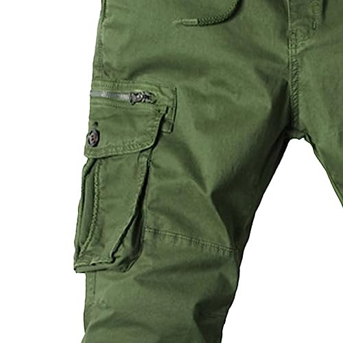 Pantalones Joggers Casuales Hombre con Bolsillos Laterales miniatura 2