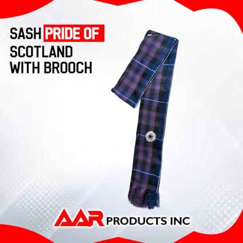 Image of AAR Womens Tartan Clan Sashes Ladies Brooch Scottish Highland - 90 x 10.5 Inches