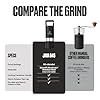 VSSL Java G45 Manual Coffee Grinder | Coffee for Camping | Bean Grinder | Travel Pour Over | Stainless Steel Conical Burr | ~ 45 Gram Capacity | Extendable Grind Handle | 50 Grind Settings | Black #5