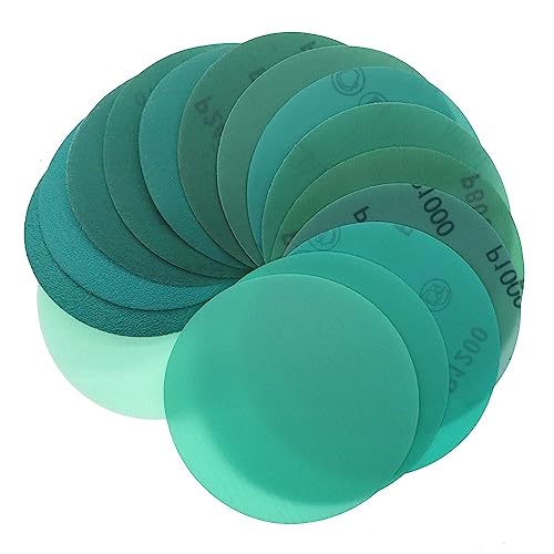 Discos de lijado de 5 pulgadas para lijadora orbital papel de lija seco húmedo grano 180