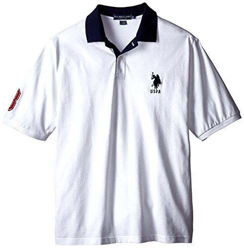 U.S. Polo Assn. Men's Big-Tall Solid Slim Fit Pique Polo Shirt