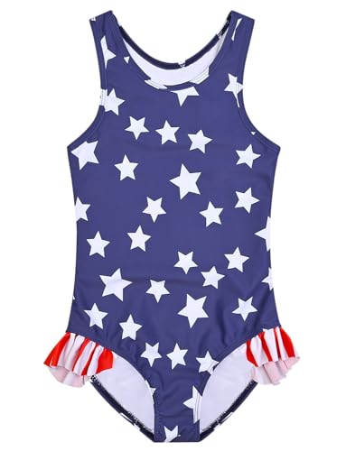 Image of QPANCY Girls Swimsuits Unicorn Bathing Suits Toddler Kids One Piece Swimwear
