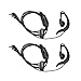 Retevis RT5R Talkie Walkie Ecouteur, Casque de Sécurité, Écouteur Bodyguard en Forme de G, Compatible avec Retevis RT5R RT24 RT27 RT28 RT619 BF-88E BaoFeng BF-888S Nestling Kenwood (2 pcs)