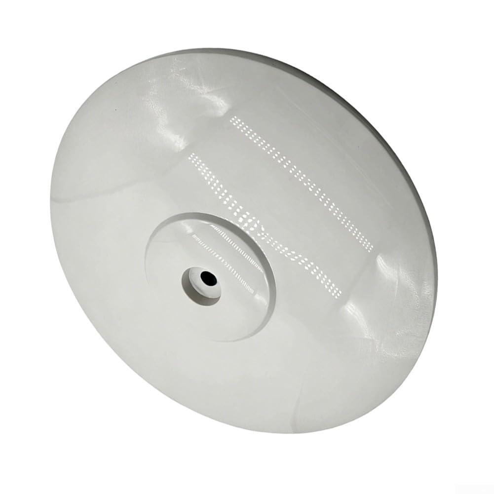 Accesorios para la base del ventilador de suelo, base redonda de plástico para ventilador de suelo, estable y ponderada, reemplazo para uso residencial y comercial (blanco)