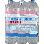 Monoprix Eau minérale des Alpes source Montclar - Les 6 bouteilles de 1,5 l