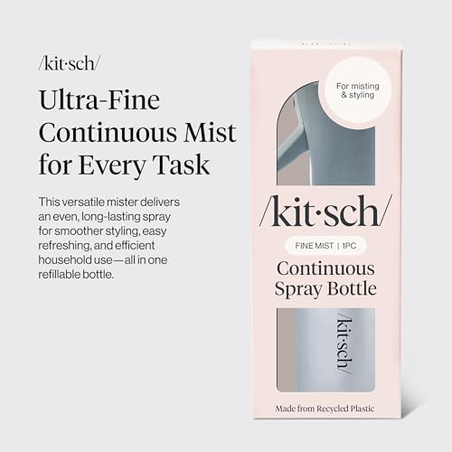 Kitsch Continuous Spray Bottle for Hair – Haze Blue, 150ml - 4