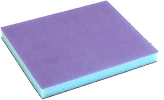 Abrasive Sanding Sponge Blocks Pad Sandpaper 120 Grit Flexible Sandpaper Block Sponge Sand Block Wet and Dry Sponge Sand Paper for Wood,Wall(Blue)