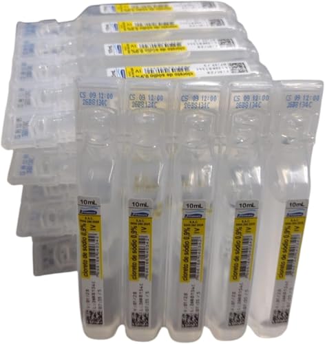 Soro Fisiológico Estéril 0,9% (ampola) 10ml - Kit 30 Unds