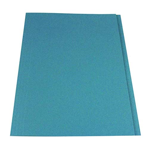 Exacompta Guildhall Square Cut Folder 315gsm Foolscap Blue (Pack of 100) FS315-BLUZ