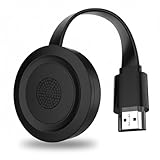 SmartSee HD Wireless Display Dongle Adapter, 4K Screen Mirroring Receiver with 5G 2.4G Dual Band WiFi Media Streaming for iOS Android Mac to TV Projector Monitor Support Miracast AirPlay DLNA