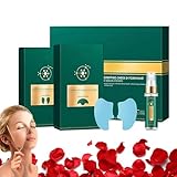 GRLEP 3Pcs Jinshane Collagen Mask Korea - Jinshane Collagen Lifting Mask, Conopeptide Freeze-Dried Forehead Mask, Japan Soluble Hydrating Face Lifting Film Paper (2Box)