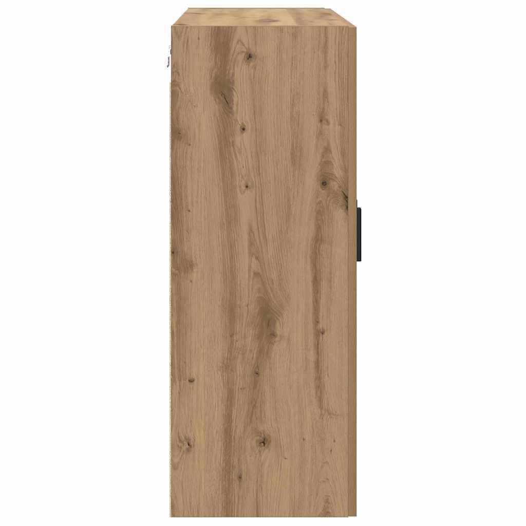 Braun Szafa montowana na ścianie, 69,5 x 34 x 90 cm, materiał drewnopochodny, z 2 drzwiami, oszczędność miejsca do przechowywania, do salonu, sypialni, uniwersalny mebel