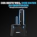 SABRENT 2 Bay USB A Festplatten Dockingstation - 2,5 3,5 Zoll SATA SSD HDD Docking Station 5Gbps - Dock mit Offline Festplatte Klonen [10 TB Support] (EC-HD2B)