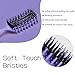 Curly Hair Brush,Curl Defining Brush for Effortlessly Defined Curls & Waves,Vented Hair Brush for Wet & Dry Hair,Women and Men,Reduces Frizz (Purple)