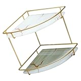 Accessoires de : leur style simple et moderne apporte une touche décorative à votre salle de bain et permet de ranger vos produits de toilette (soins du visage, shampoing, gel , etc.). étagère de rangement pour toilettes