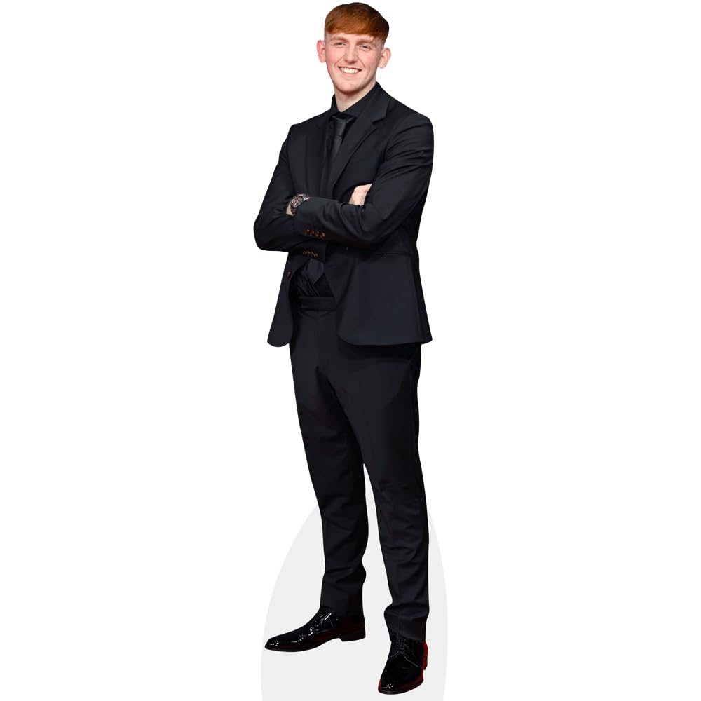Celebrity Cutouts Life Size Cutout Morgan Burtwistle (Black Suit)