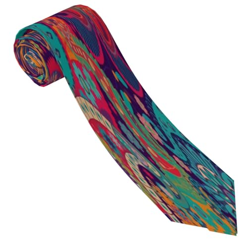 Mandala Bohemian Paisley Men'S Classic Silk Smooth Tie, Suitable For Pairing With Formal Occasions3