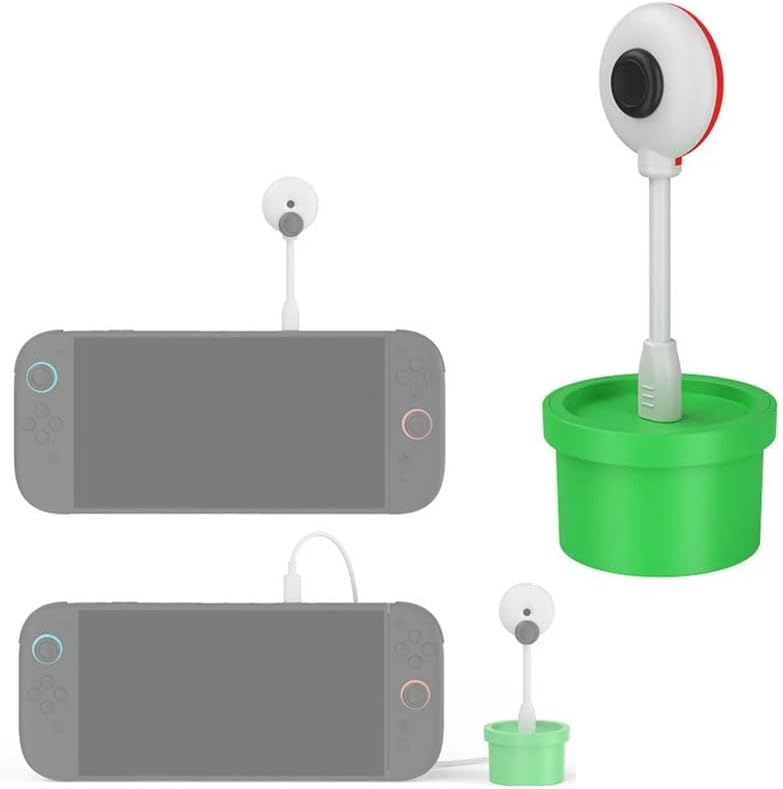 HD Camera for Switch 2，Cable with USB Port Included Compact Lightweight and Unique Design