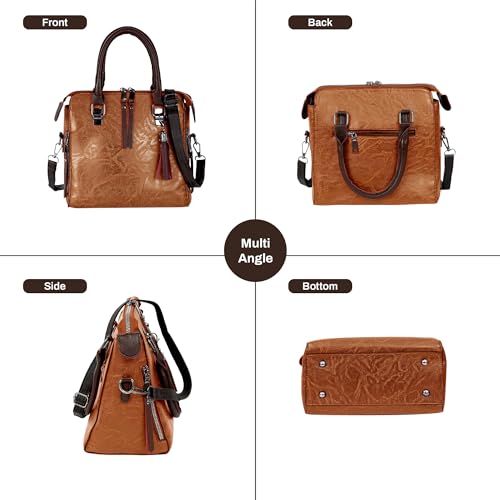 Image of Storite Women's Small Satchel Handbag for Women | Satchel Bag for Work | Ladies Purse | Stylish Shoulder Bag | Gift For Women | Timeless | Birthday /Wedding Gift for Wife /Sister /Mother