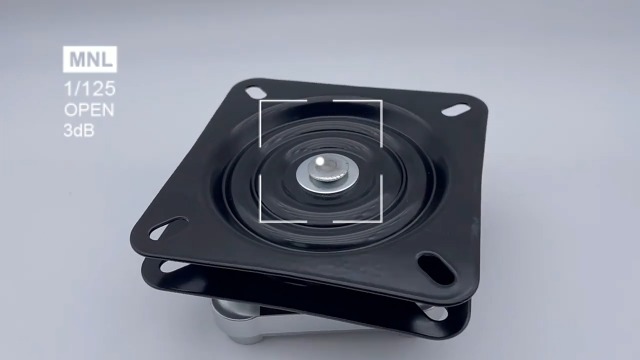 Square Rotating Swivel Plate, 4 Inch Square Lazy Susan Turntable Bearings 360 Degrees Rotating Bearing Plate For Tv Desk Bar Stools Chairs Stools Potted Plants