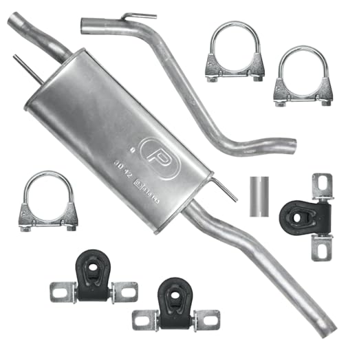 POLMOstrow Auspuff Endtopf für Volkswagen Golf 3 III 1.4 1.6 1.8 1.9 D Kombi 1993-04.1999