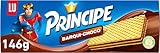 Príncipe Barqui-Choco Galletas Barquillo Rellenas de Finas Capas de Chocolate 145g (Paquete de 6)