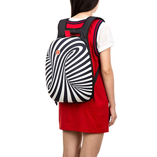 ZIPIT Shell Laptop Backpack, Black & White, ZSHL-BWS