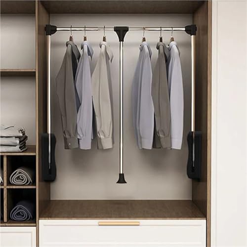 Rail de penderie relevable avec amortisseur tampon LWX - 6