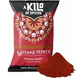 A Kilo of Spices | Cayenne Pepper Powder 1 KG | Hottest Pepper | All Purpose Seasoning | Ground Cayenne Chilli Powder | Taco Seasoning | Red Cayenne Spice | Premium Quality | Vegan Red Pepper