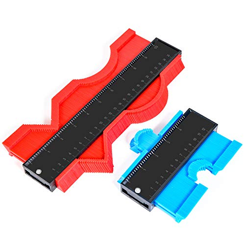 Plastic Contour Gauge, Profile Contour Duplications Gauge, Plastic Woodworking Shape Contour Gauge Duplicator