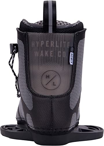 Hyperlite Remix Kids Wakeboard Bindings Black/Grey 12K-2 #TOP3