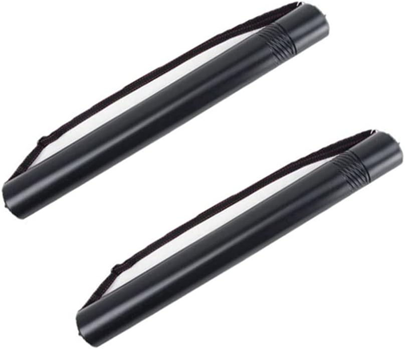 U-K 1PCS Reusable Plastic Picture Storage Tube with Carry Strap Rotate Drawing Cylinder Poster Scroll Holder for Artists and Planners Black Deft : Arts, Crafts & Sewing