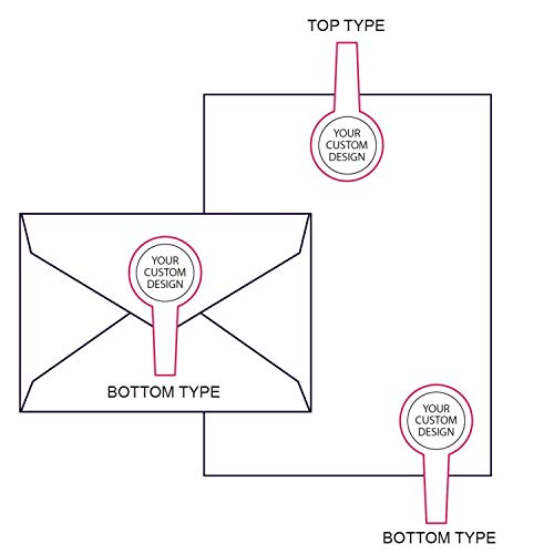 Custom Logo Embosser Seal Stamp Your Own Design Personalized 1 X 5/8" #TOP6