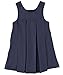 Cookie's Girls' Button-Shoulder Pleated Jumper - Navy, 18