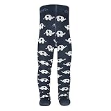 Ewers GOTS Elefanten Babystrumpfhose Strumpfhose Mädchenstrumpfhose Jungenstrumpfhose Bio-Baumwolle organic