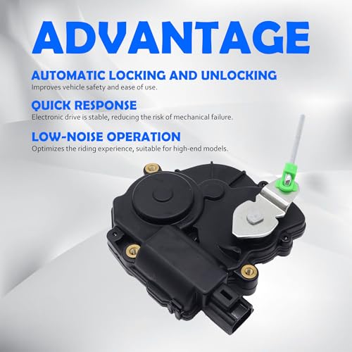 Image of HiSport Door Latch Lock Actuator Right Passenger Side Sliding 8562008060 Compatible with Toyota Sienna 2004-2010, 8562008061