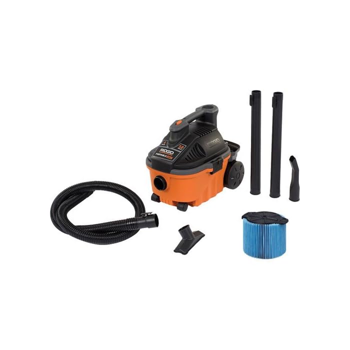 Ridgid WD4070 4 Gallon Portable Vacuum 