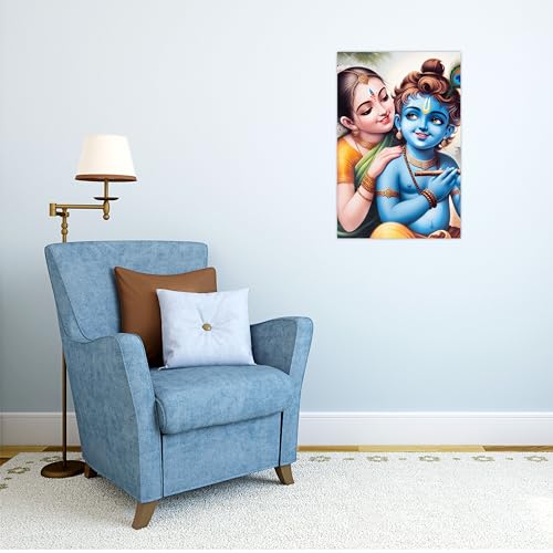 Image of Twinster Bal krishna Posters Photo for Pregnant Women, Baby Poster Self Adhesive (Size 45 cm by 30 cm) Pack of 1 (Design 25)