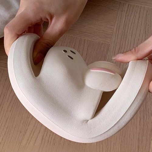 Cute Cartoon Rabbit Bath Slippers - Soft Bottom Indoor Home Slippers for Women, Comfy House Shoes for Bathroom3