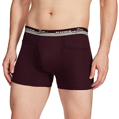 Image of Jon Men Trunks, Outer Pockets, 100% Cotton, Breathable Fabric, Pack of 5