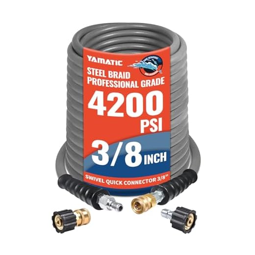 YAMATIC Non Marking Pressure Washer Hose