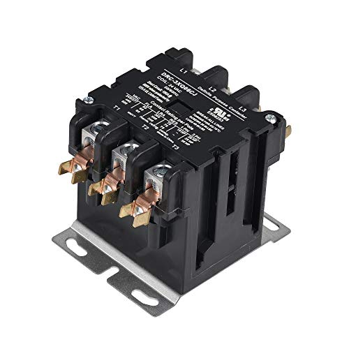 Sunlee Controls 60 Amp 75 Res 3 Pole Contactor 120V Coil Dp Contactor Hvac Contactor 42Ef35Af Equivalent #TOP1