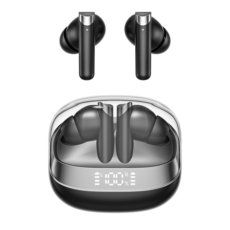 Image of Language Translator Earbuds, 3-in-1 AI Translation Earbuds Real-time Language Translating Earphones with 144-language & Accents, Two-Way TWS Earbuds Long Battery Life for Travel and Learning - Black