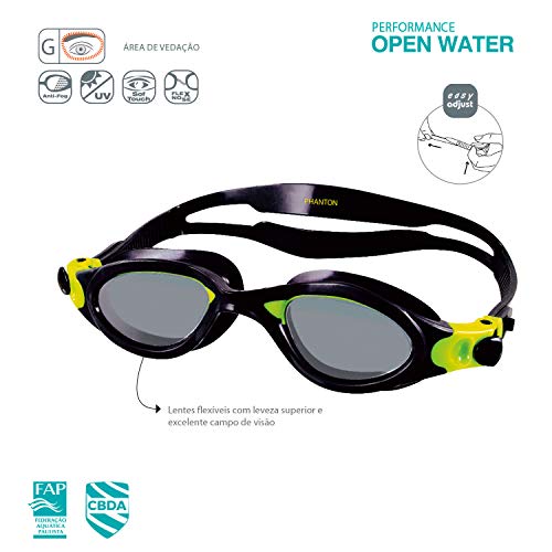 Oculos Phanton Speedo Único Verde