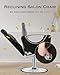 EITPETPORT Black Salon Barber Chair, Reclining Salon Chair for Hair Stylist for Home, Barber Chair with Hydraulic Pump, 360° Swivel, Beauty Hairdresser Chair Equipment for Spa, Tattoo, and Shampoo